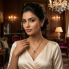 Ruhika Floral Ruby Set