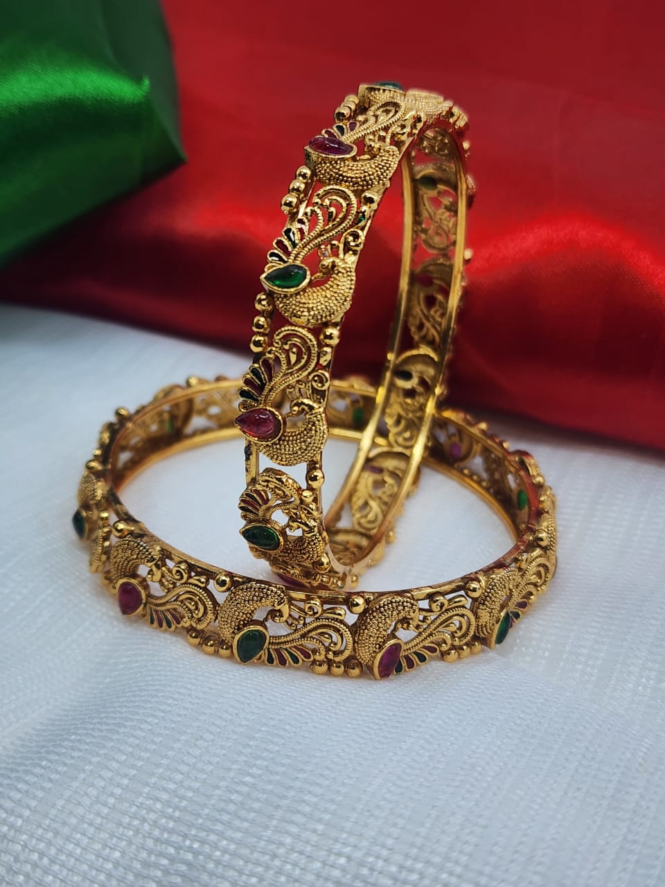 ROYAL PEACOCK BANGLES