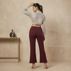 chic sage flared pants