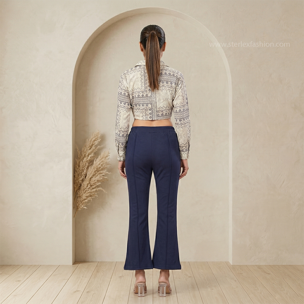 chic sage flared pants