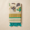 Mayura Teal Butterfly Kasavu Saree