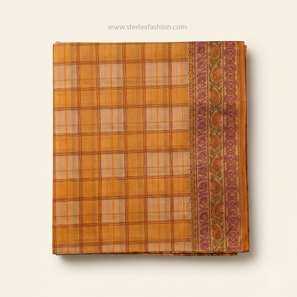 Noor Vastra Kesariya Grace Saree