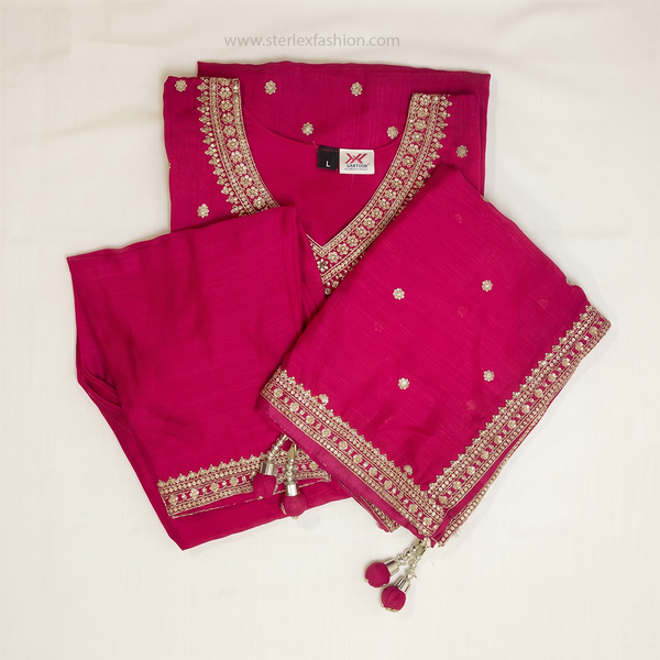 Zehra Fuchsia Royale Set