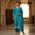 Zehra Teal Royale Set