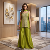 Olive Meher Sharara Set