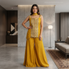 Mustard Meher Sharara Set