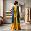 Mustard Meher Sharara Set