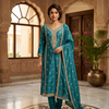 Aafreen Teal Heritage Set
