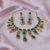 Emerald Royale Drop Necklace Set