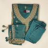 Aafreen Teal Heritage Set