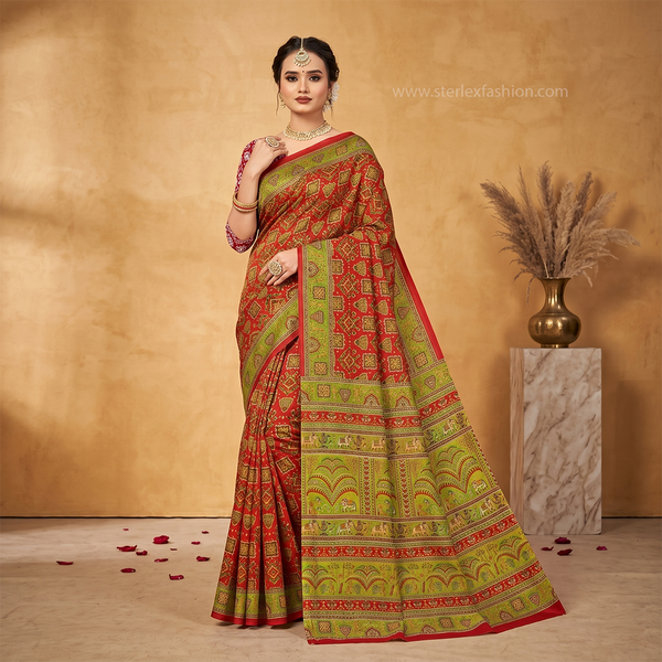 Varnika Tribal Heritage Saree
