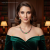 Floral Ruby Emerald Grace Set