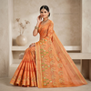 Noor Vastra Peach Bloom Saree