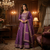 royal purple Anarkali suit set