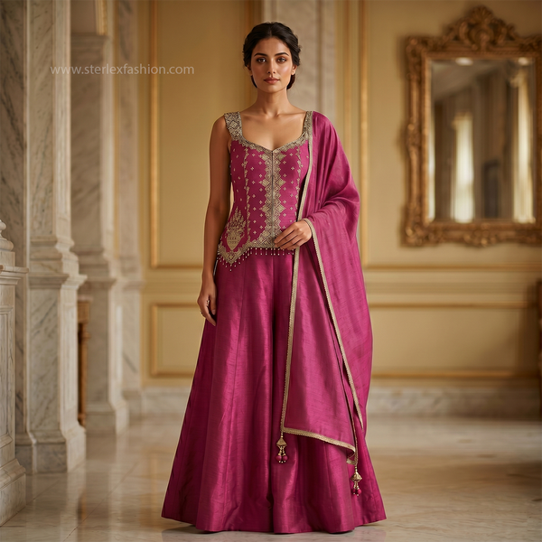 Zarmina Fuchsia Royale Set