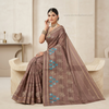 Noor Vastra Mocha Bloom Saree
