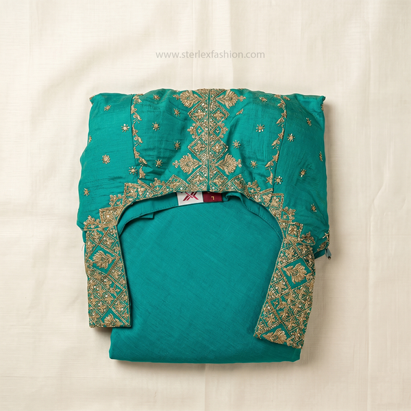 Zarmina Turquoise Royale Lehenga Set