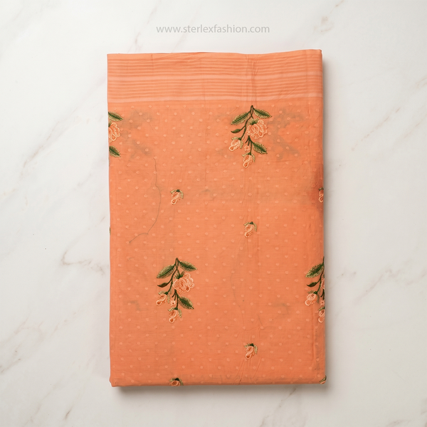 Noor Vastra Peach Blossom Saree