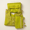 Zareen Lime Green Heritage Palazzo Ensemble