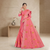 Noor Vastra Coral Blossom Saree