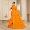 Noor Vastra Saffron Bloom Saree