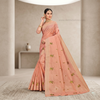 Noor Vastra Dusty Brown Bloom Saree