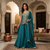 Zareen Teal Heritage Palazzo Ensemble