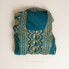 Zareen Teal Heritage Palazzo Ensemble