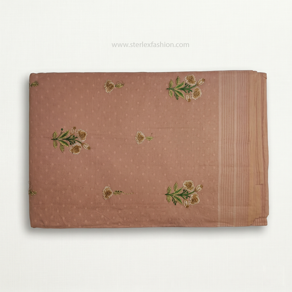 Noor Vastra Dusty Brown Bloom Saree