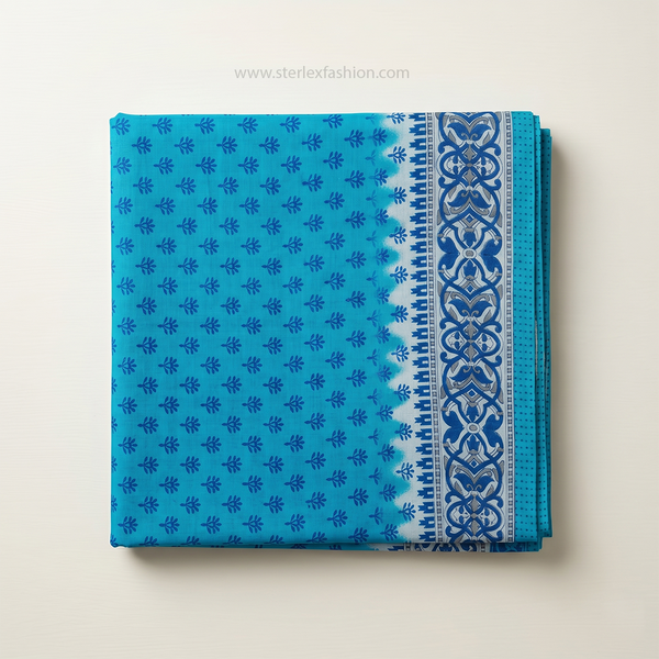 Neelambara Azure Heritage Printed Saree