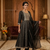 Classic black Anarkali suit set