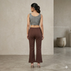 chic sage flared pants