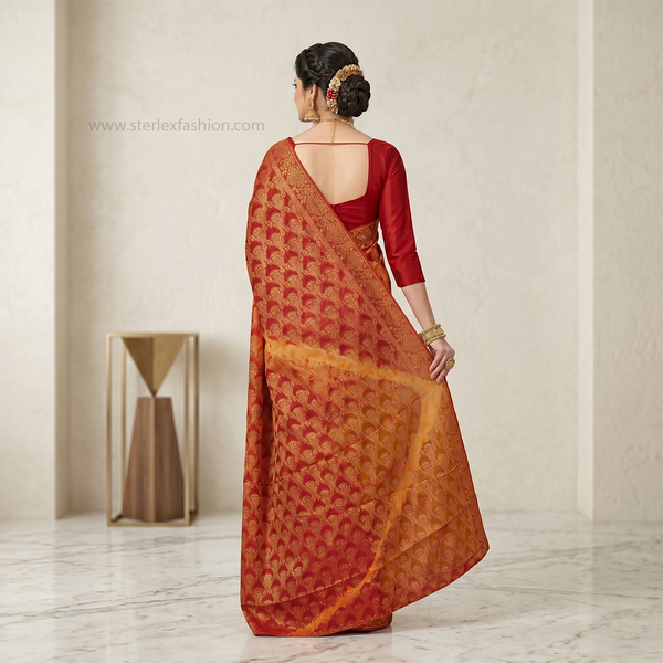 Bandhani Rajvanshi Zari Heritage Saree
