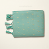 Aqua Rajsi Weave Saree