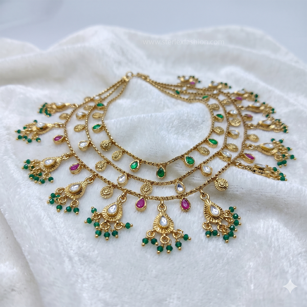 Nyra Kundan Ear chain