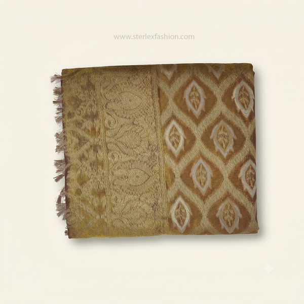 Golden Beige Rajsi Veda Saree