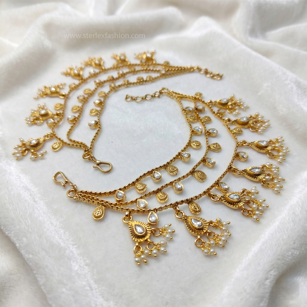 Nyra Kundan Ear Chain