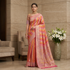 Rangrekha Pink Zari Saree
