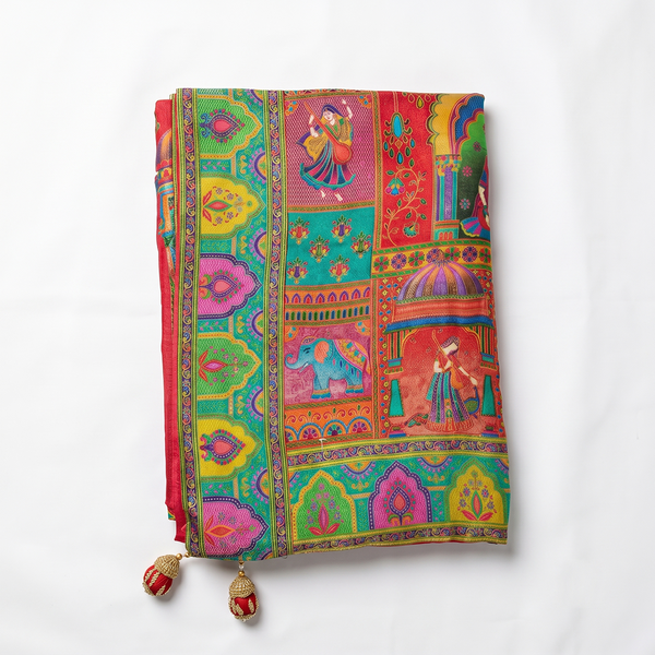 Rajwadi Rangmahal Heritage Saree