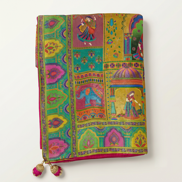 Rajwadi Rangmahal Heritage Saree