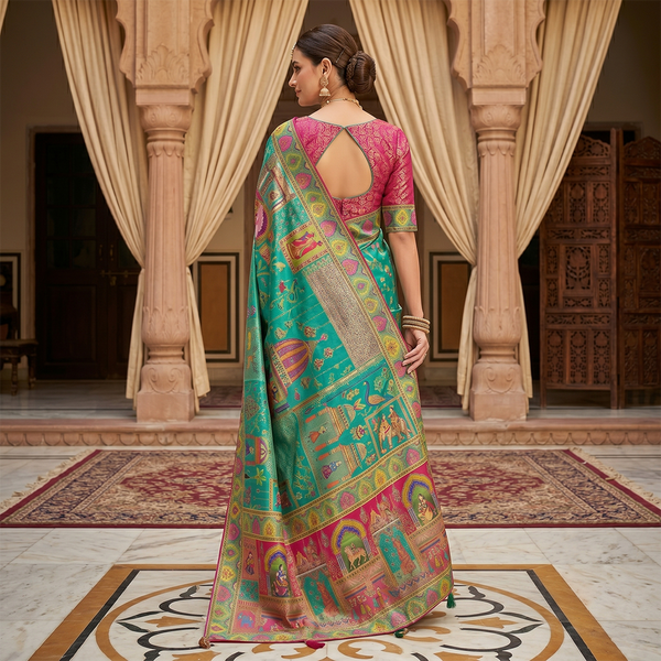 Rajwadi Rangmahal Heritage Saree