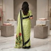 Pista Noor Vatika Saree