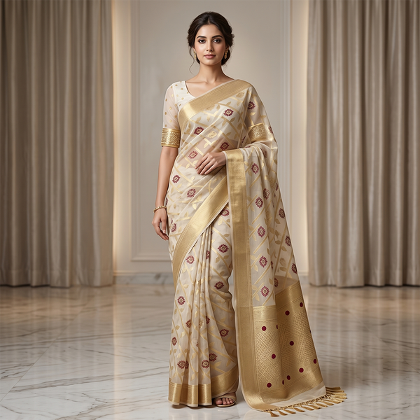 Suvarna Rajsi Veda Saree