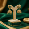 Golden Petal Jhumka
