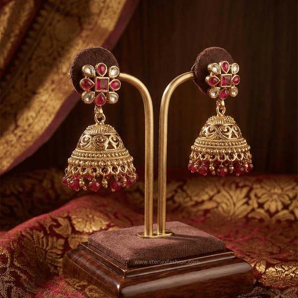 Golden Keshavi Jhumki