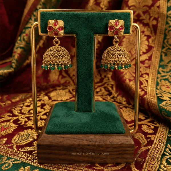 Golden Aarohi Jhumki