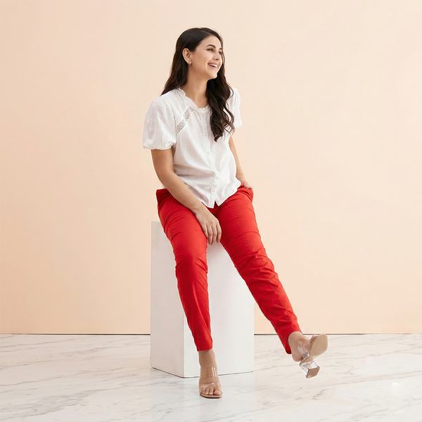 Straight-fit Pants