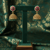 Minakari Pushp Jhumka