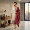 Ivory Royale Embroidered Suit Set