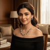 Radiant Royal Blue AD Necklace